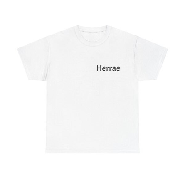 Herrae Unisex Heavy Cotton Tee - Relaxed Fit, Casual Style for Everyday Wear